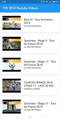 tour de france peloton android App screenshot 1