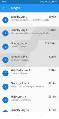 tour de france peloton android App screenshot 6